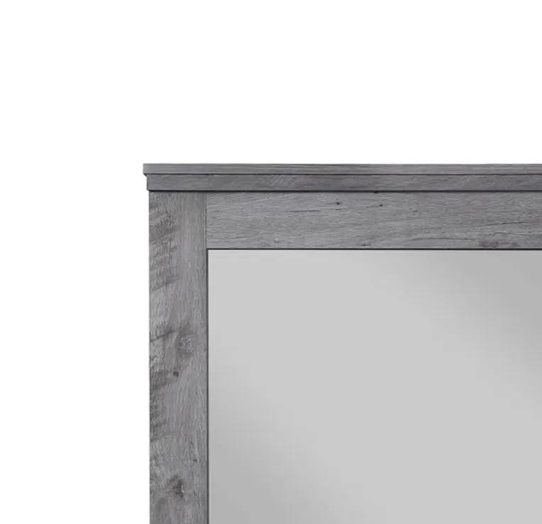 Vidalia - Rustic Mirror - Gray / Oak by Unique Piece Furniture