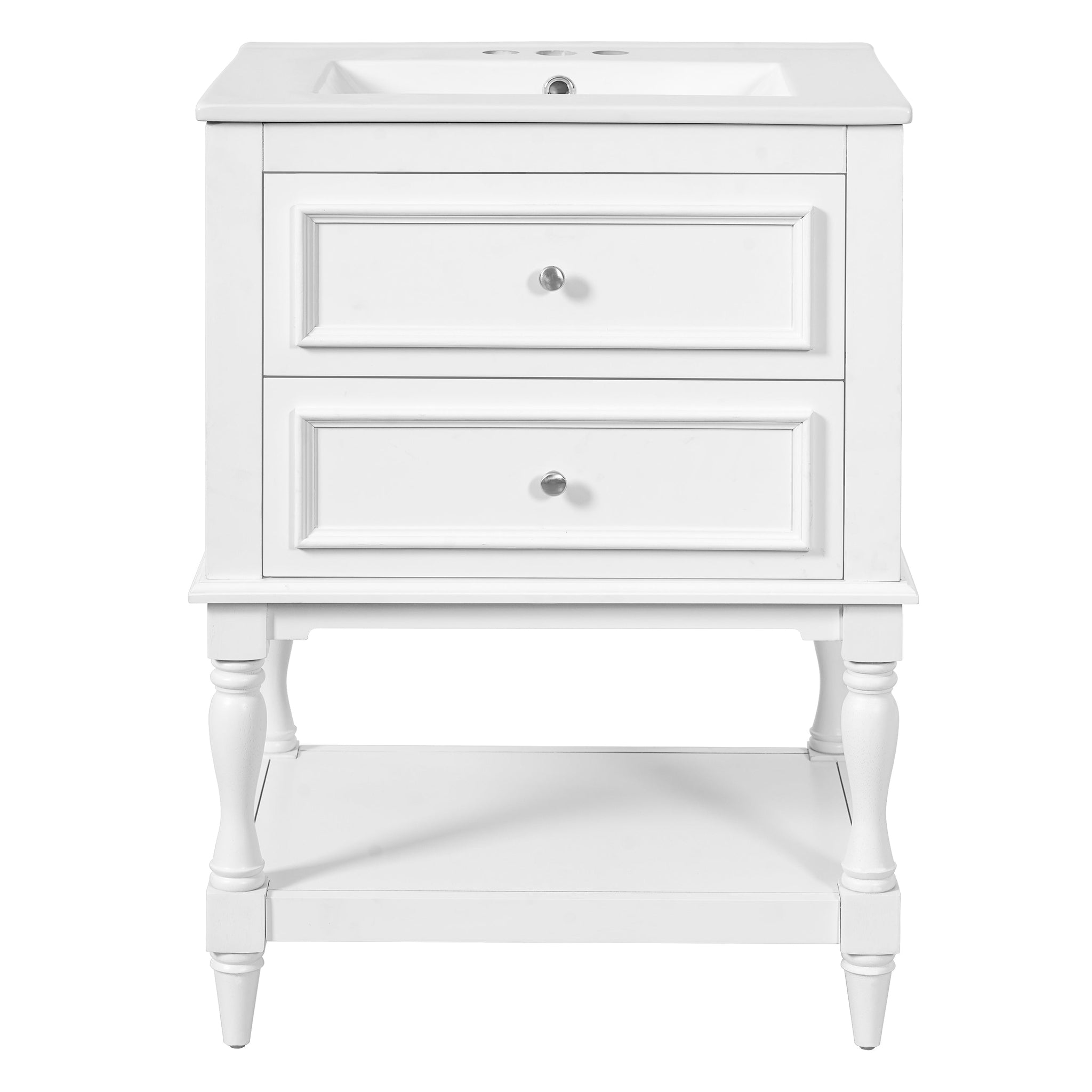 24" Bathroom Vanity with Ceramic Sink by HouseOfZazla