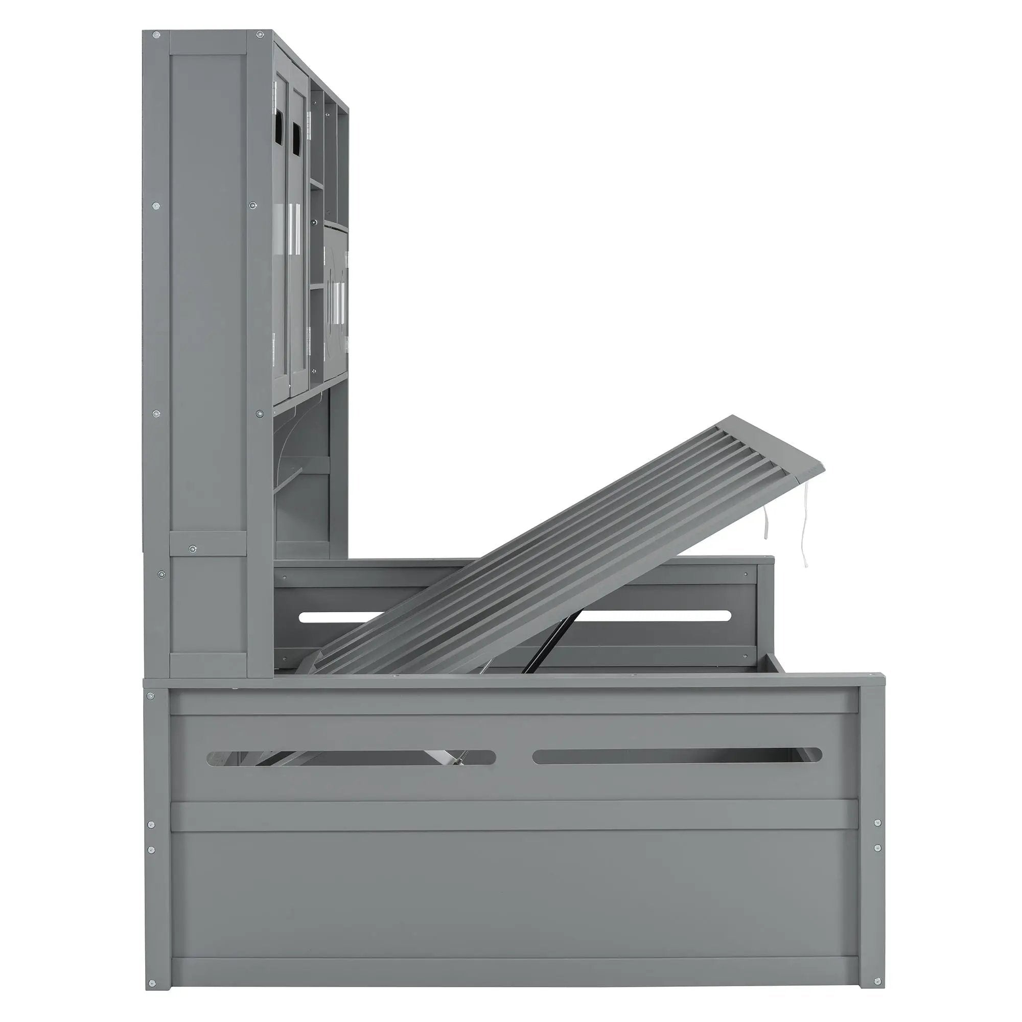 Daybed With All-In-One Cabinet And Shelf by HouseOfZazla