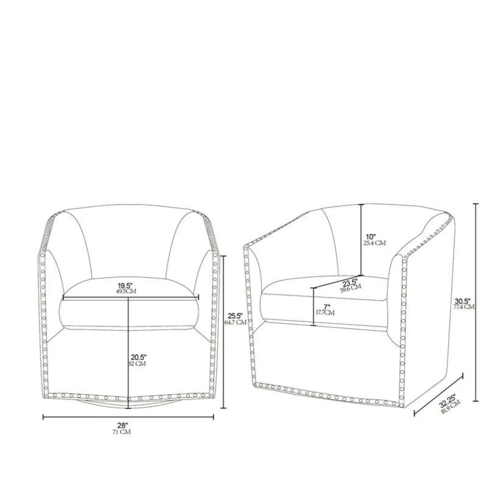 Luxurious Chair With 360 Degree Rotation by HouseOfZazla