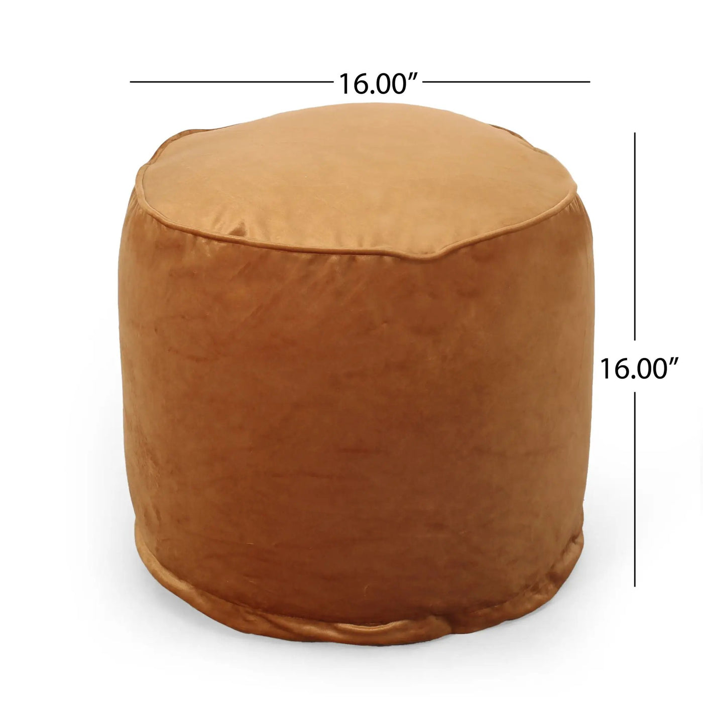 Shimon - Cylinder Pouf Ottoman And Floor Cushion by HouseOfZazla
