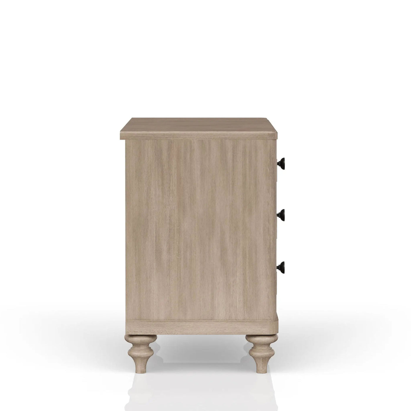 Panel Bedroom Set With 3 Drawer Nightstand, Casual Dresser, Cane Mirror, 3 Drawer Cane Front Chest And Bench by Unique Piece Furniture