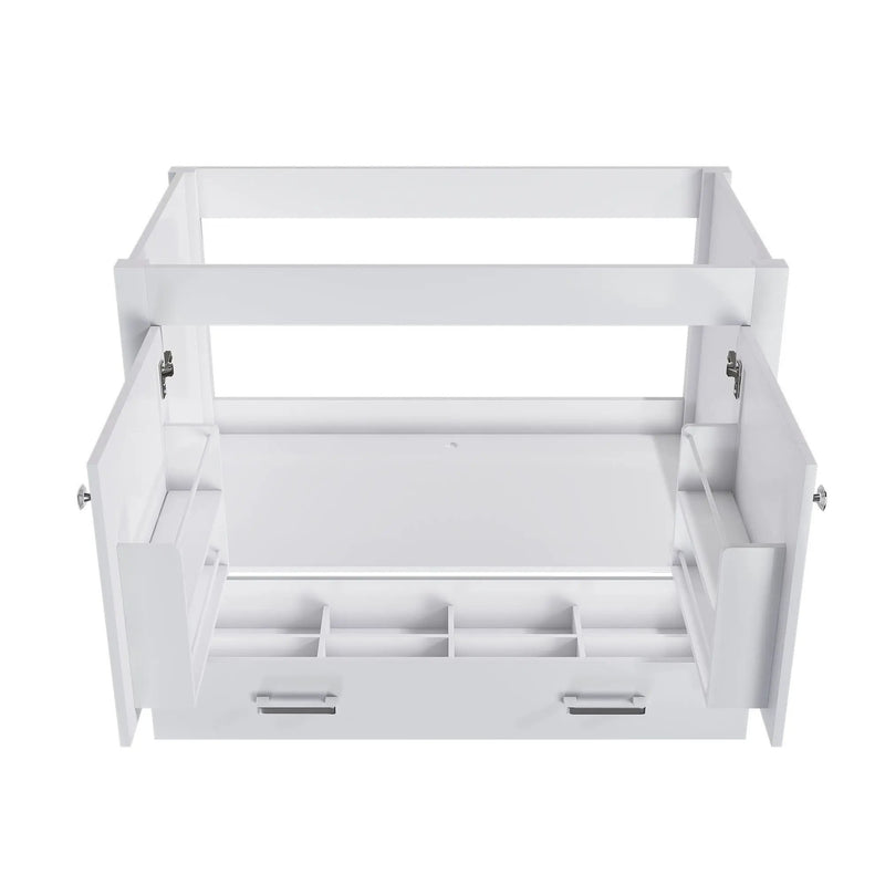 42" Bathroom Vanity Base With Doors And Drawer - White by Unique Piece Furniture