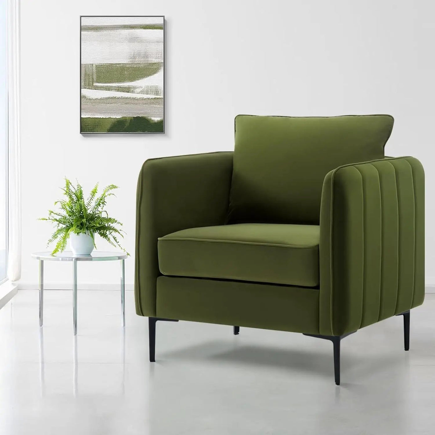 Accent Chair With Pillow For Living Room by HouseOfZazla