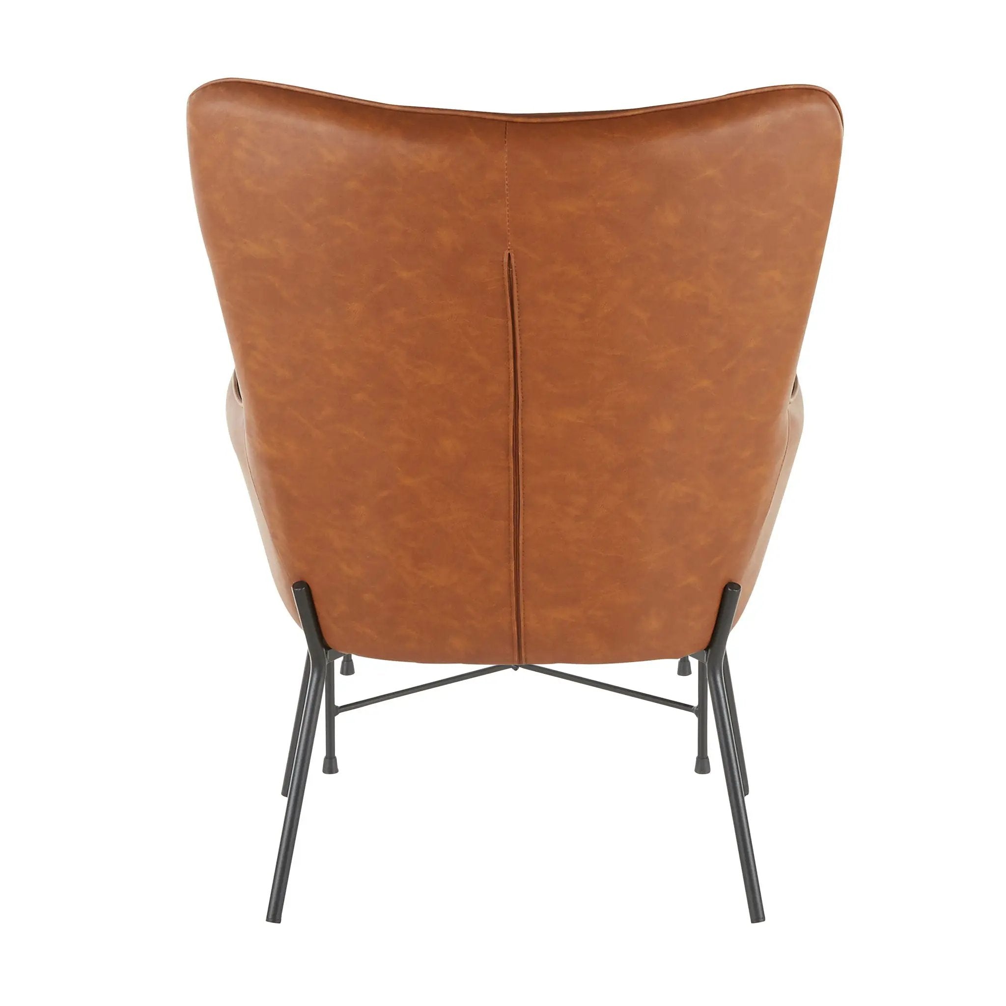 Izzy - Industrial Lounge Chair & Ottoman Set by Unique Piece Furniture