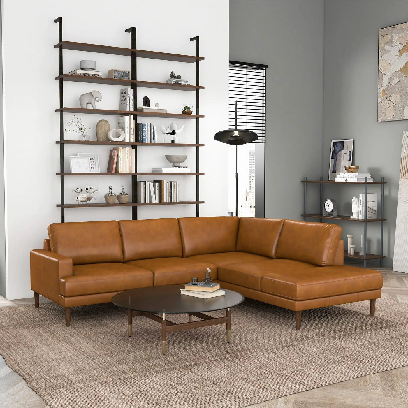 Corbin - L-Shaped Sectional Sofa by HouseOfZazla