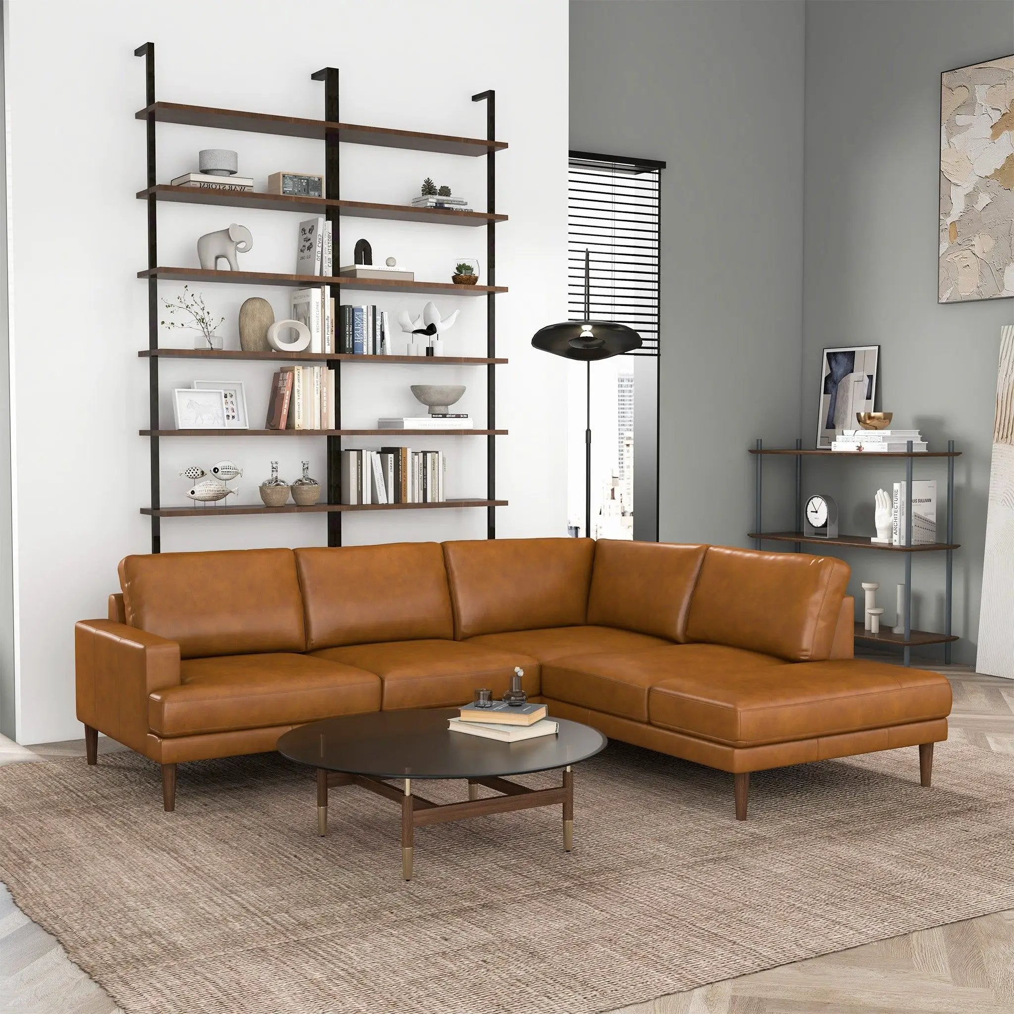 Corbin - L-Shaped Sectional Sofa by HouseOfZazla