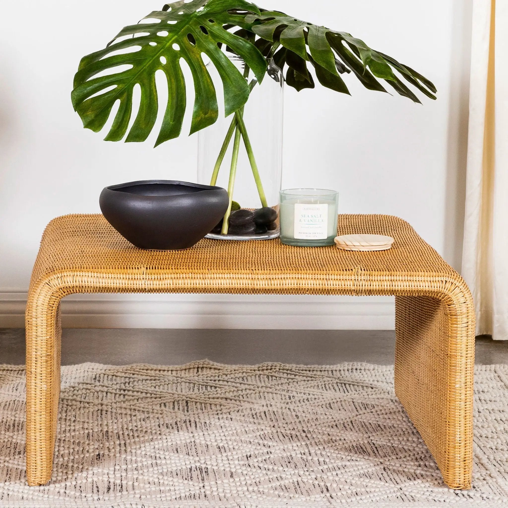 Cahya - Square Coffee Table - Natural by HouseOfZazla