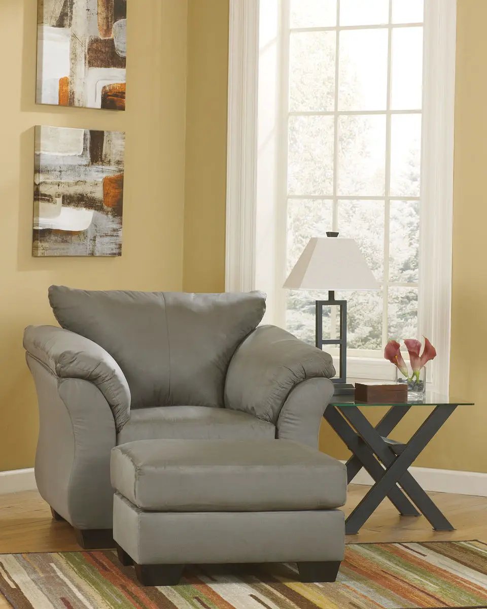 Darcy - Chair With Ottoman by Unique Piece Furniture
