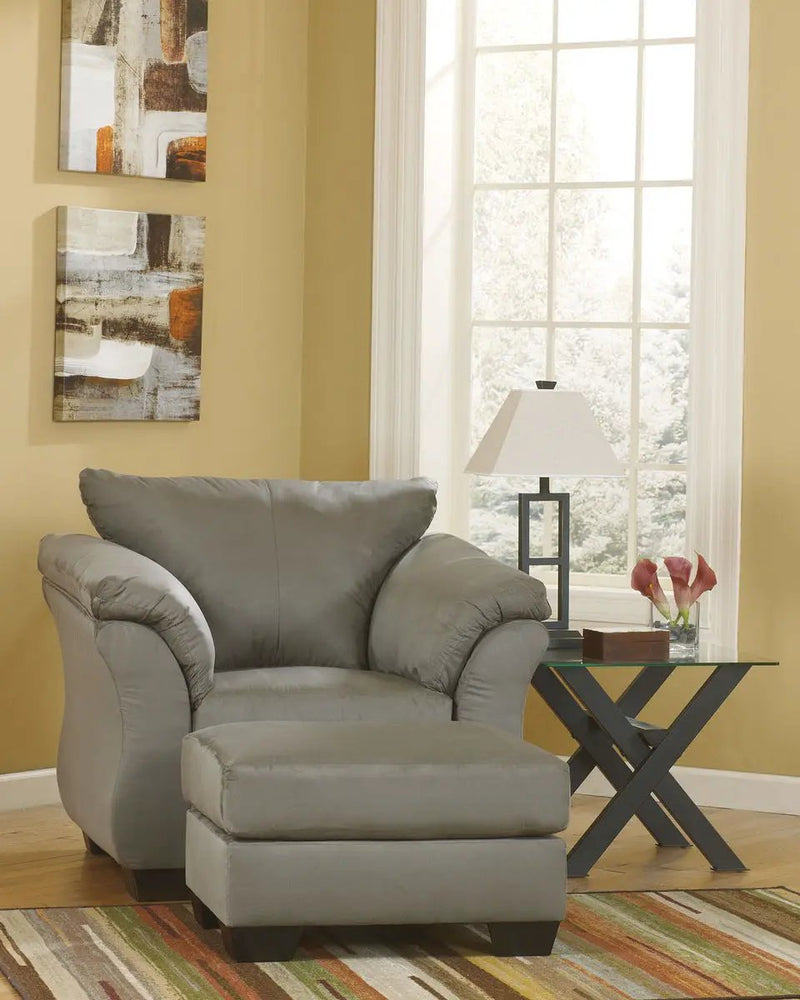 Darcy - Chair With Ottoman by Unique Piece Furniture