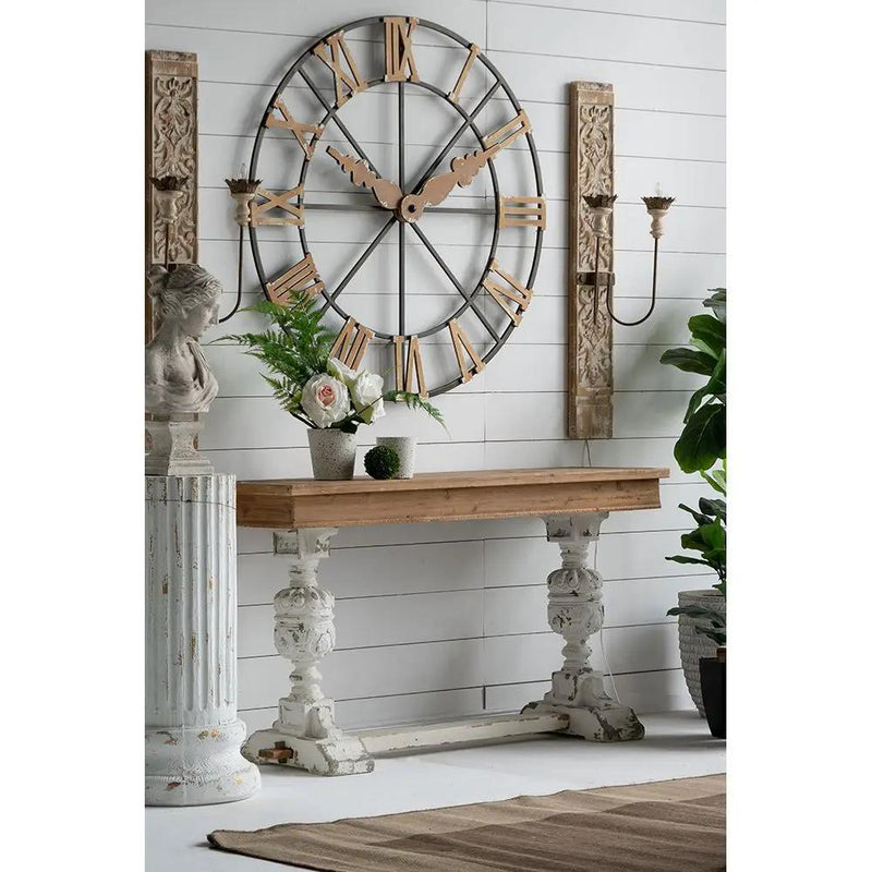 Alcott - Buffet Table - Brown / Antique White by HouseOfZazla