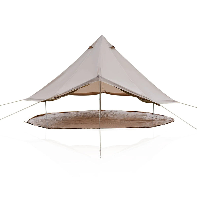 4 Season Bell Tent 13.1FT, Beige Waterproof Glamping Yurt Tent by HouseOfZazla
