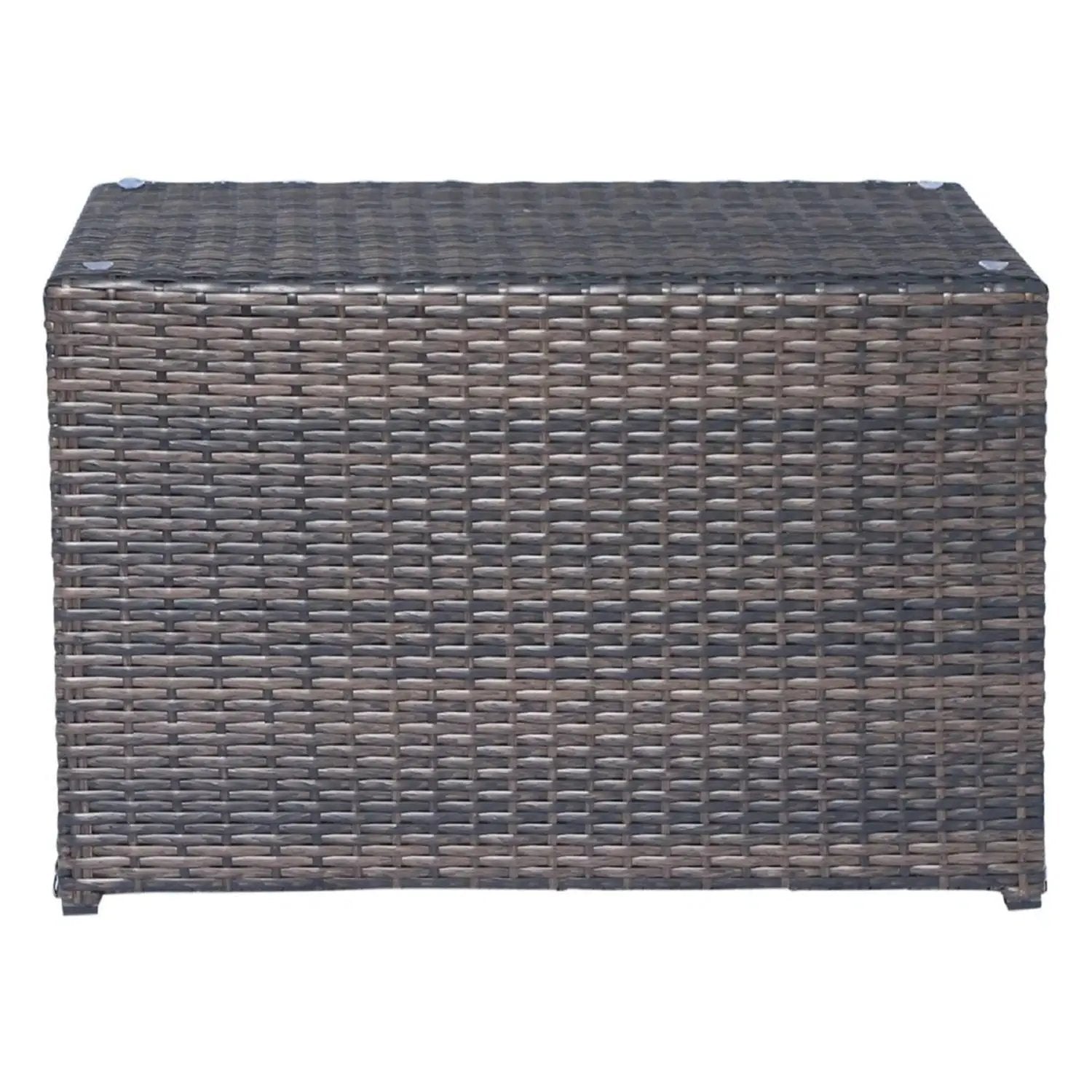 Modular 4 Person Outdoor Seating Group With Cushions - Espresso by HouseOfZazla