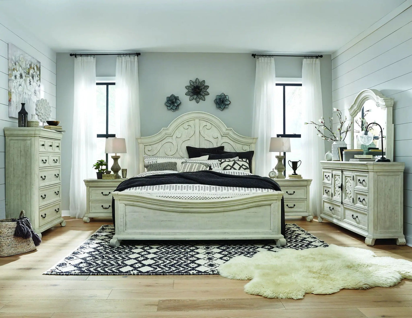 Bronwyn - Shaped Panel Bed by Unique Piece Furniture