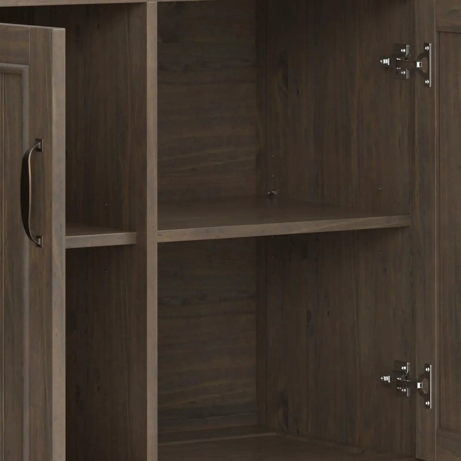 Lev - Wide Storage Cabinet - Smoky Brown by HouseOfZazla