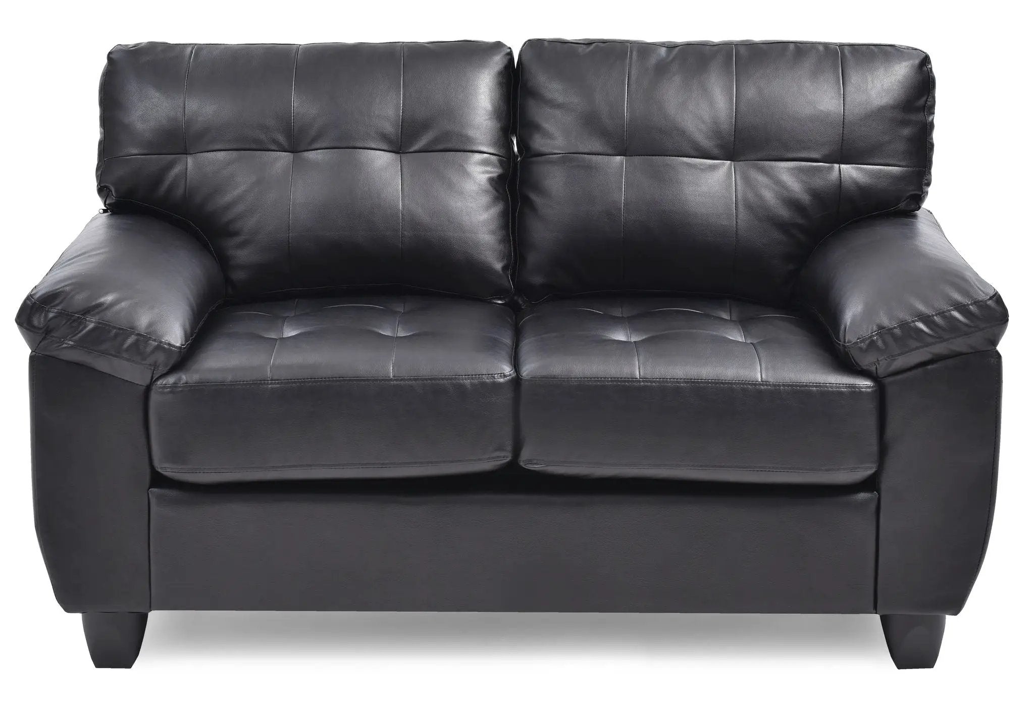 Stylish Loveseat With Padded Arms by Unique Piece Furniture