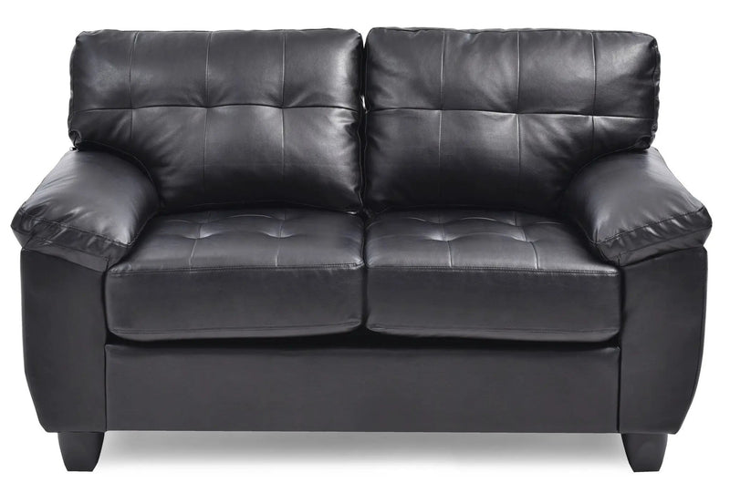 Stylish Loveseat With Padded Arms by Unique Piece Furniture