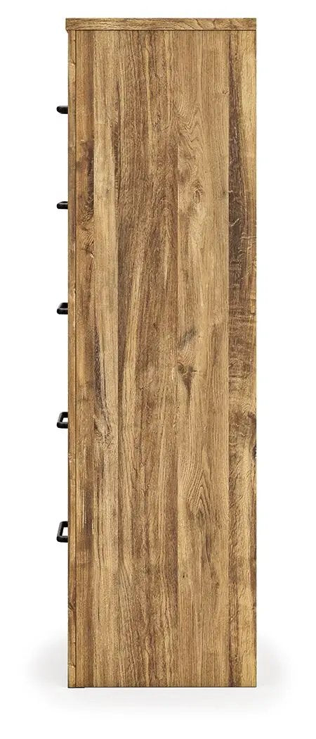 Maystonna - Five Drawer Chest - Brown by Unique Piece Furniture
