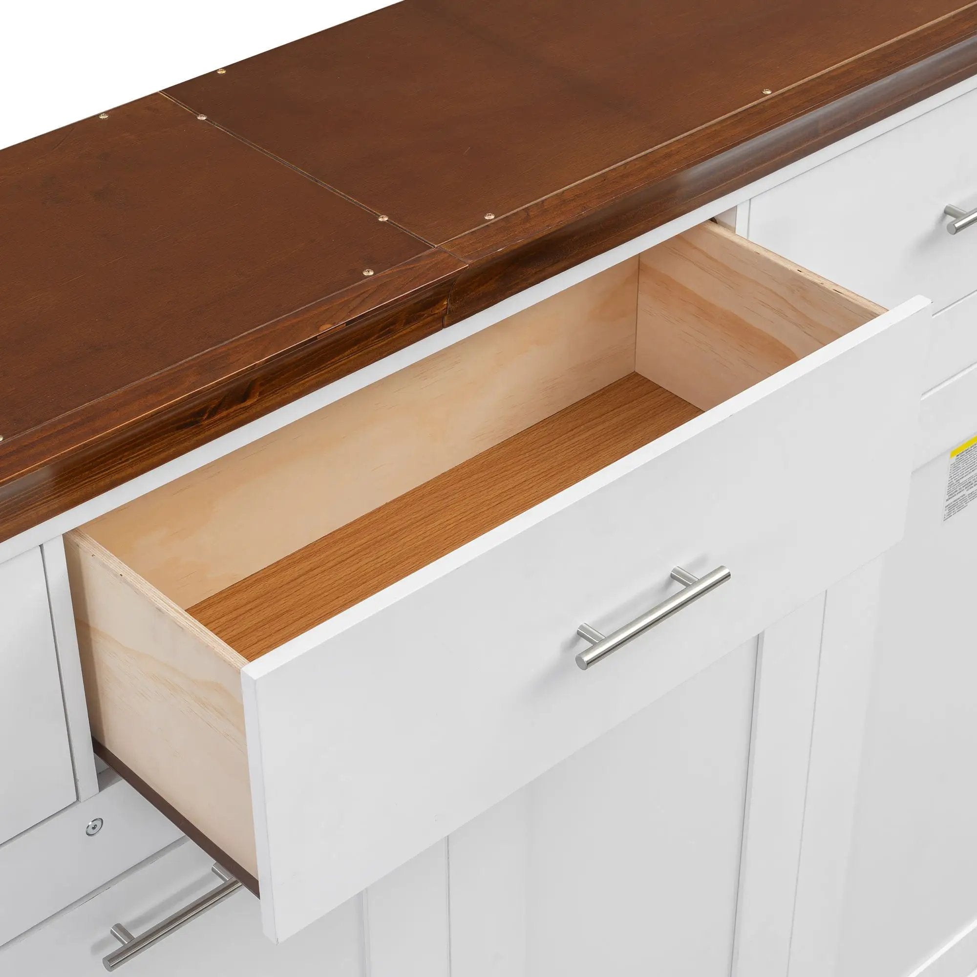 Twin Size Murphy Bed With 3 Drawers - White by HouseOfZazla