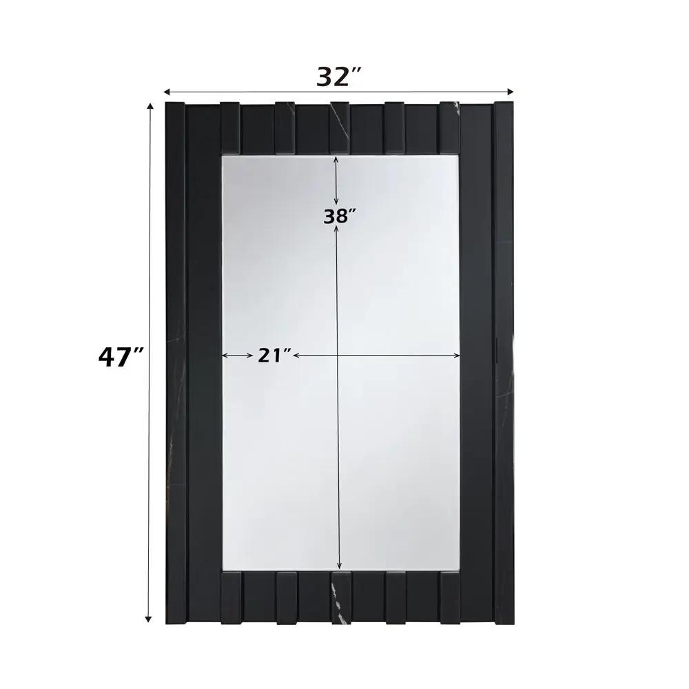 Drisana - Accent Mirror - Black Mirrored by Unique Piece Furniture