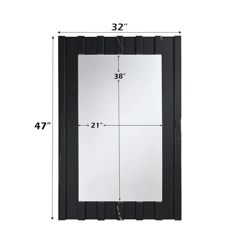 Drisana - Accent Mirror - Black Mirrored by Unique Piece Furniture