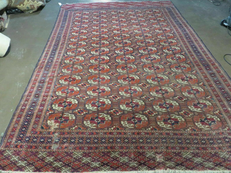 6' X 10' Antique Handmade Bokhara Turkoman Yamud Wool Rug Carpet NICE # 61 by Jewel Rugs
