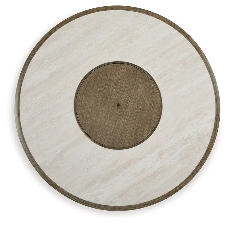 Rainier Ranch - Round Fire Pit Table - Beige by Unique Piece Furniture