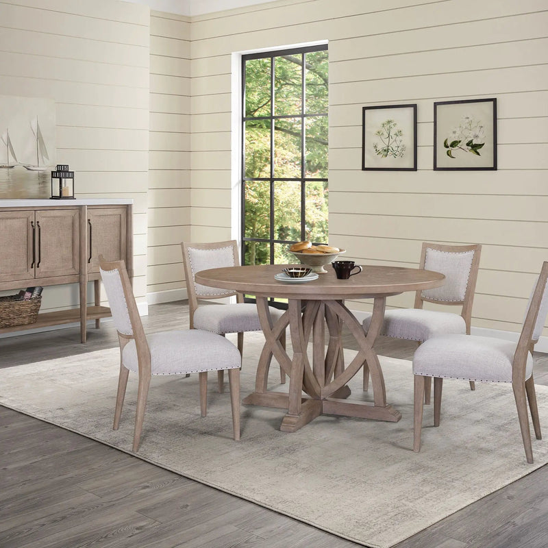 Oversized Side Dining Chair (Set of 2) - Sand by Unique Piece Furniture