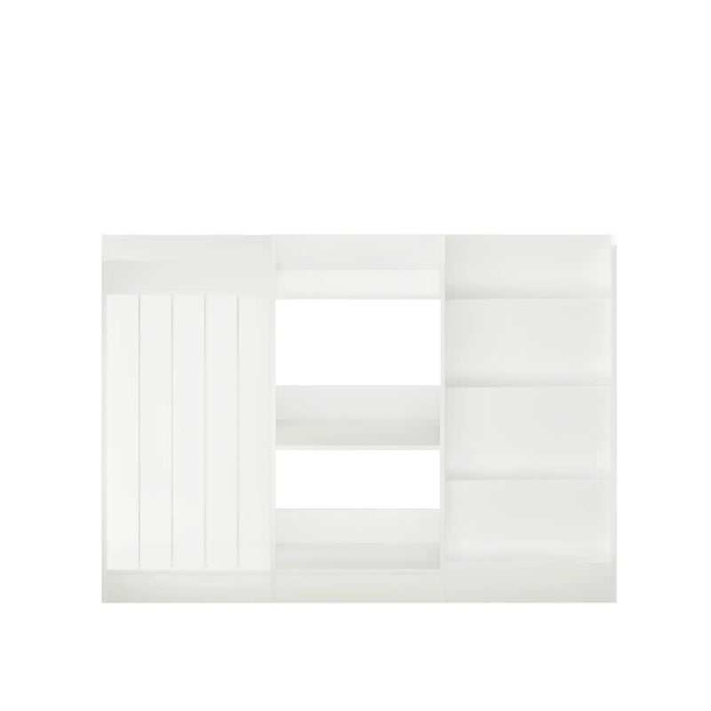 Bookshelf And Toy Storage, 3 Tier Montessori Bookcase With Stuffed Animal Organizer - White by HouseOfZazla