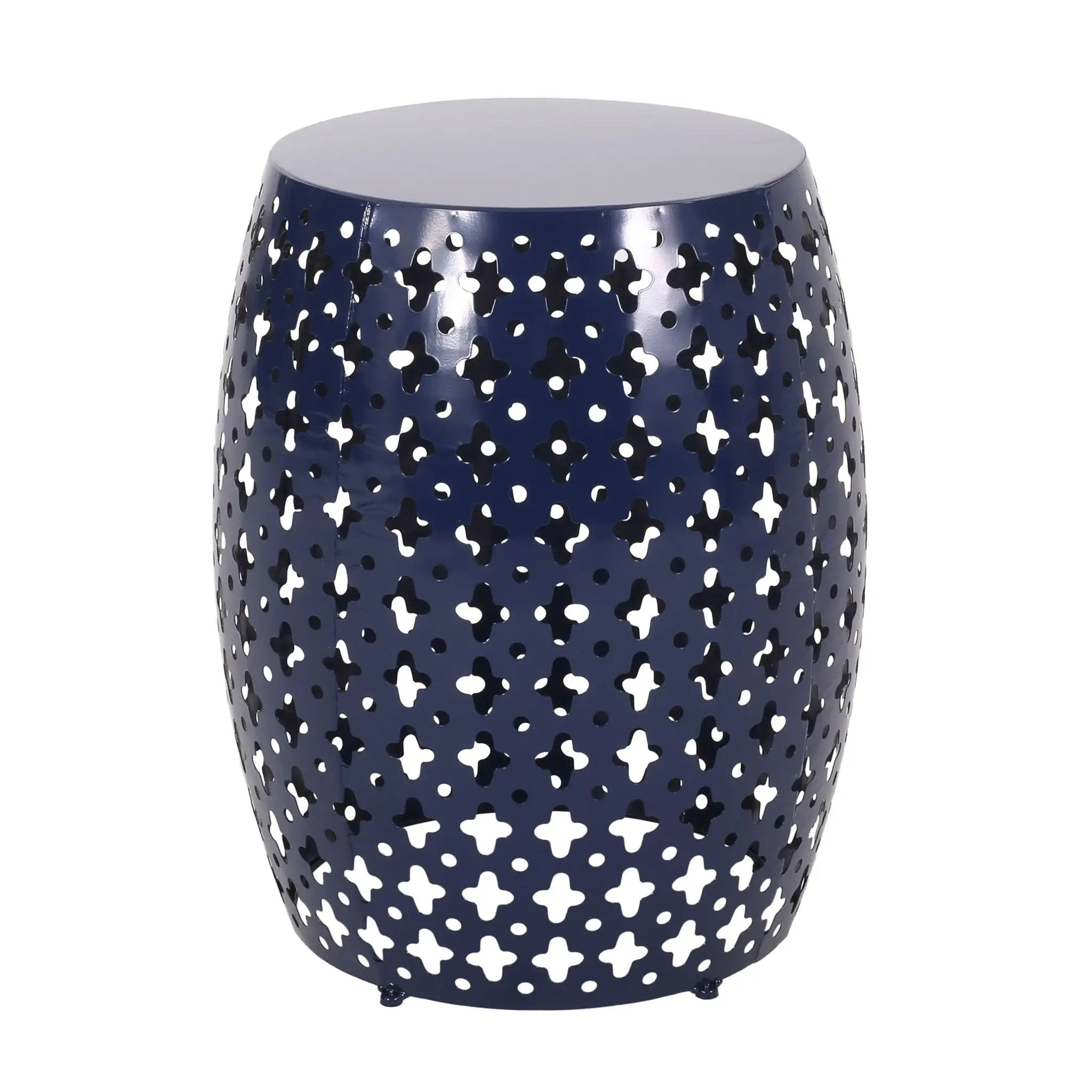 Modern Design, Metal End Table, Large by HouseOfZazla