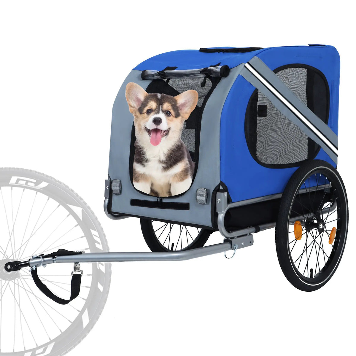 Large Folding Bike Trailer for Dogs by HouseOfZazla
