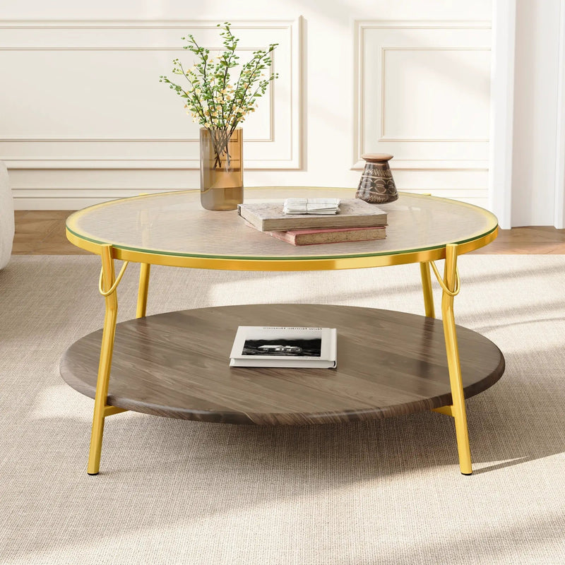 Modern Round Coffee Table by HouseOfZazla