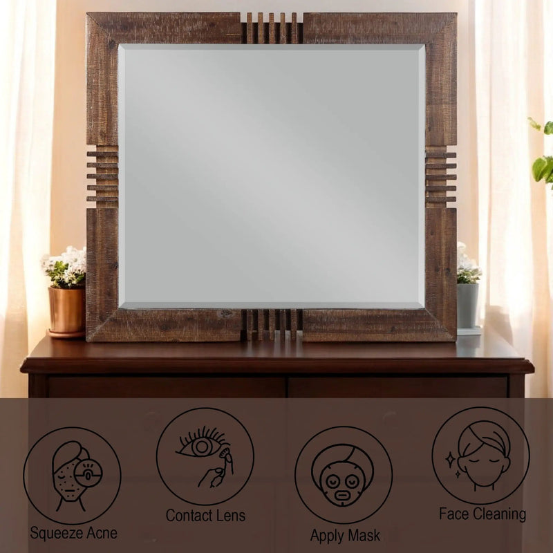 Andria - Reclaimed Mirror - Oak by Unique Piece Furniture