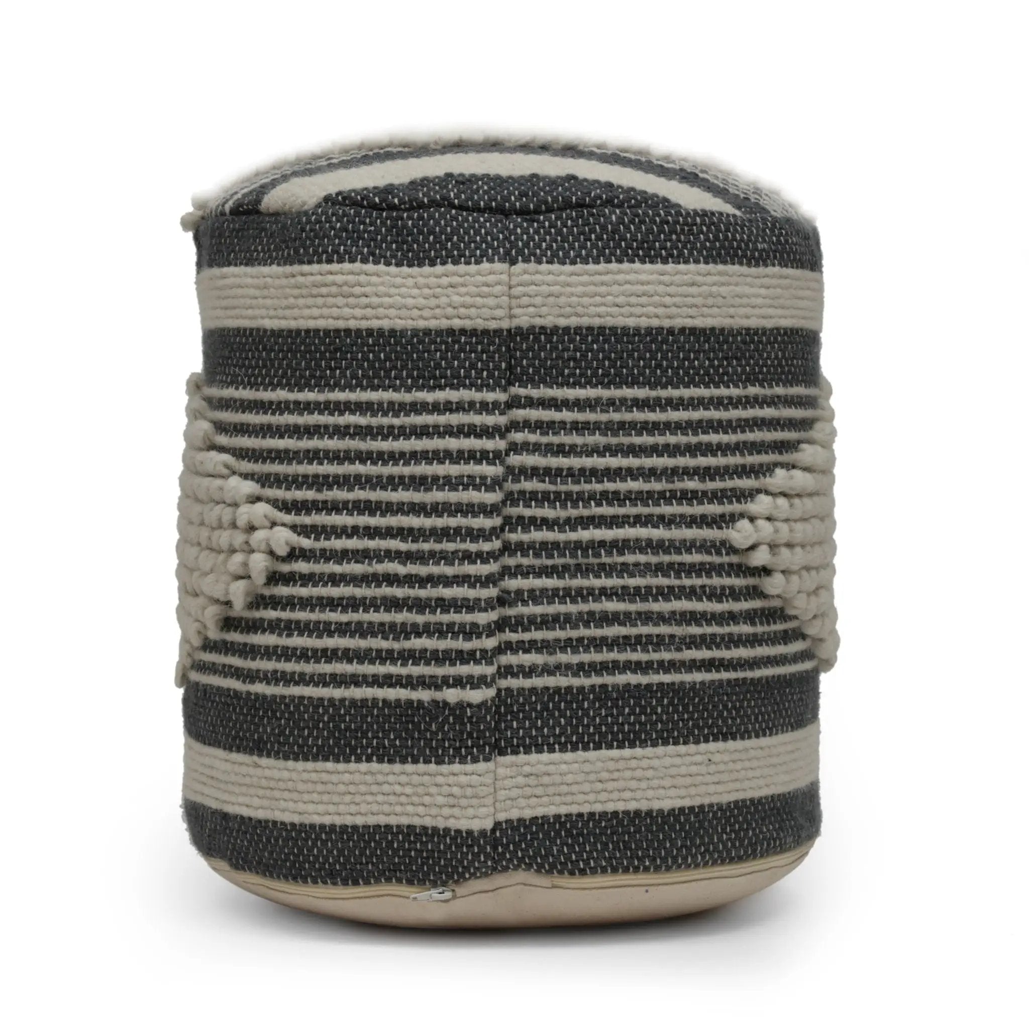 Diamond - Handcrafted Cylindrical Pouf by Unique Piece Furniture