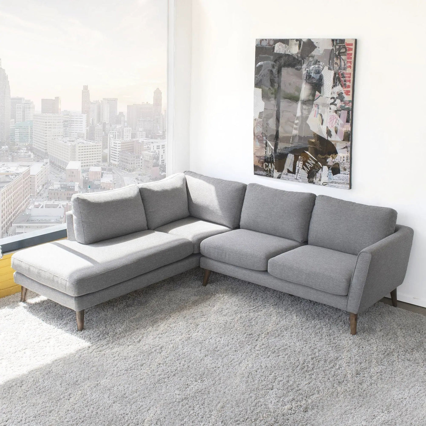 Benson - Sectional Sofa With Chaise by HouseOfZazla