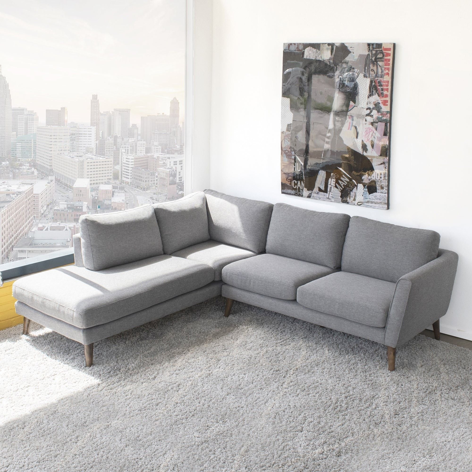 Benson - Sectional Sofa With Chaise by HouseOfZazla