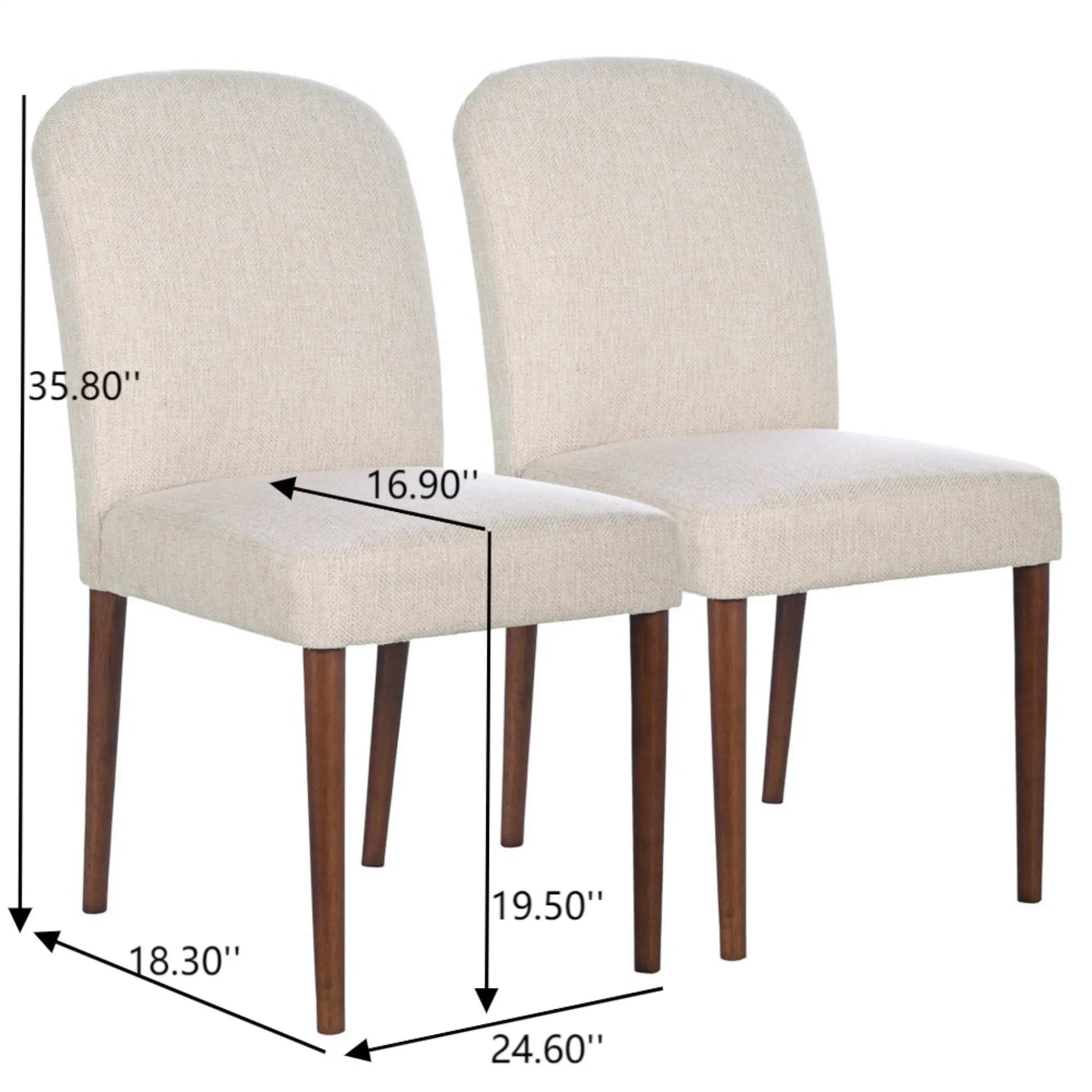 Capri - Dining Chair (Set of 2) - Beige by Unique Piece Furniture