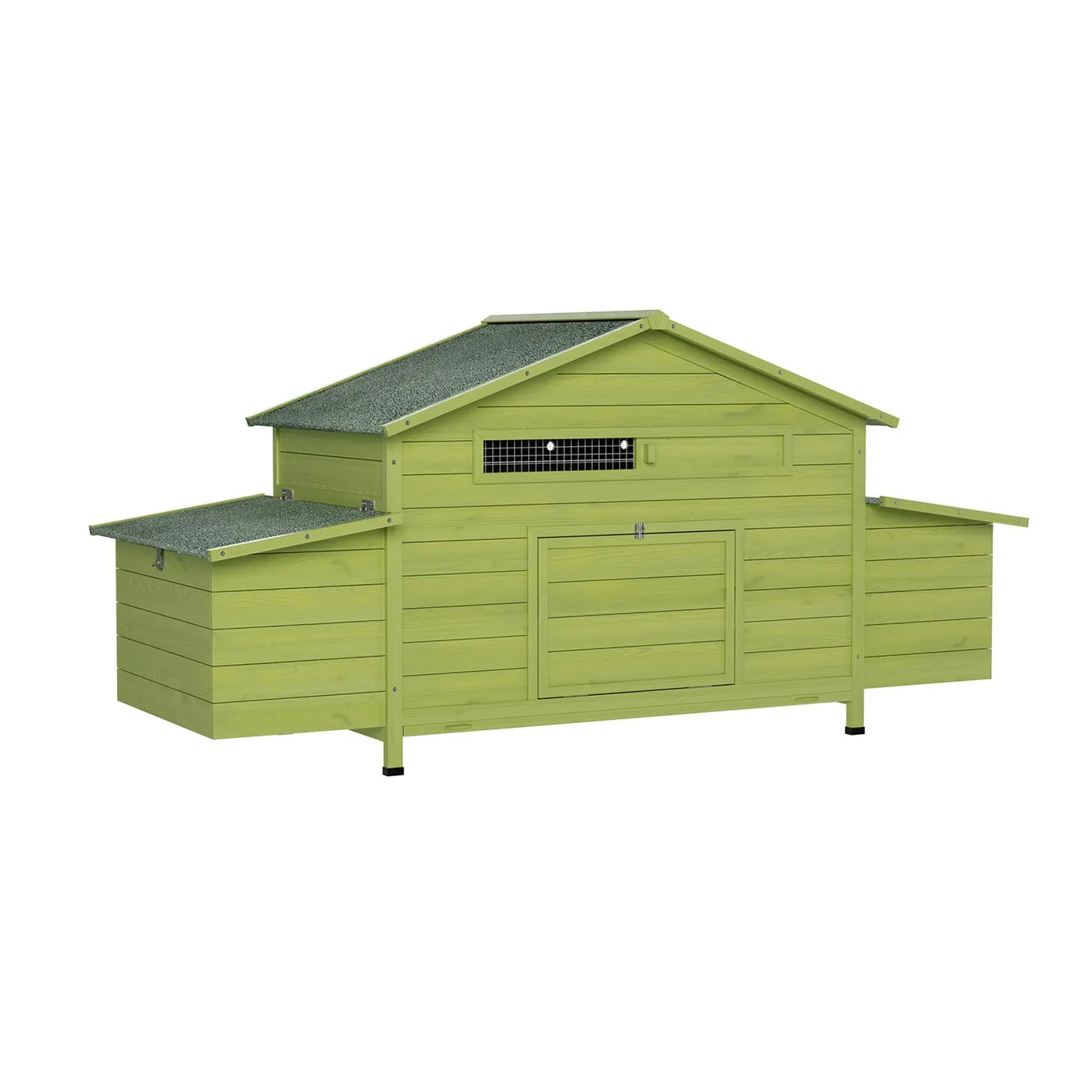 70" Large Wooden Chicken Coop with 2 Nesting Boxes and Waterproof Roof by HouseOfZazla
