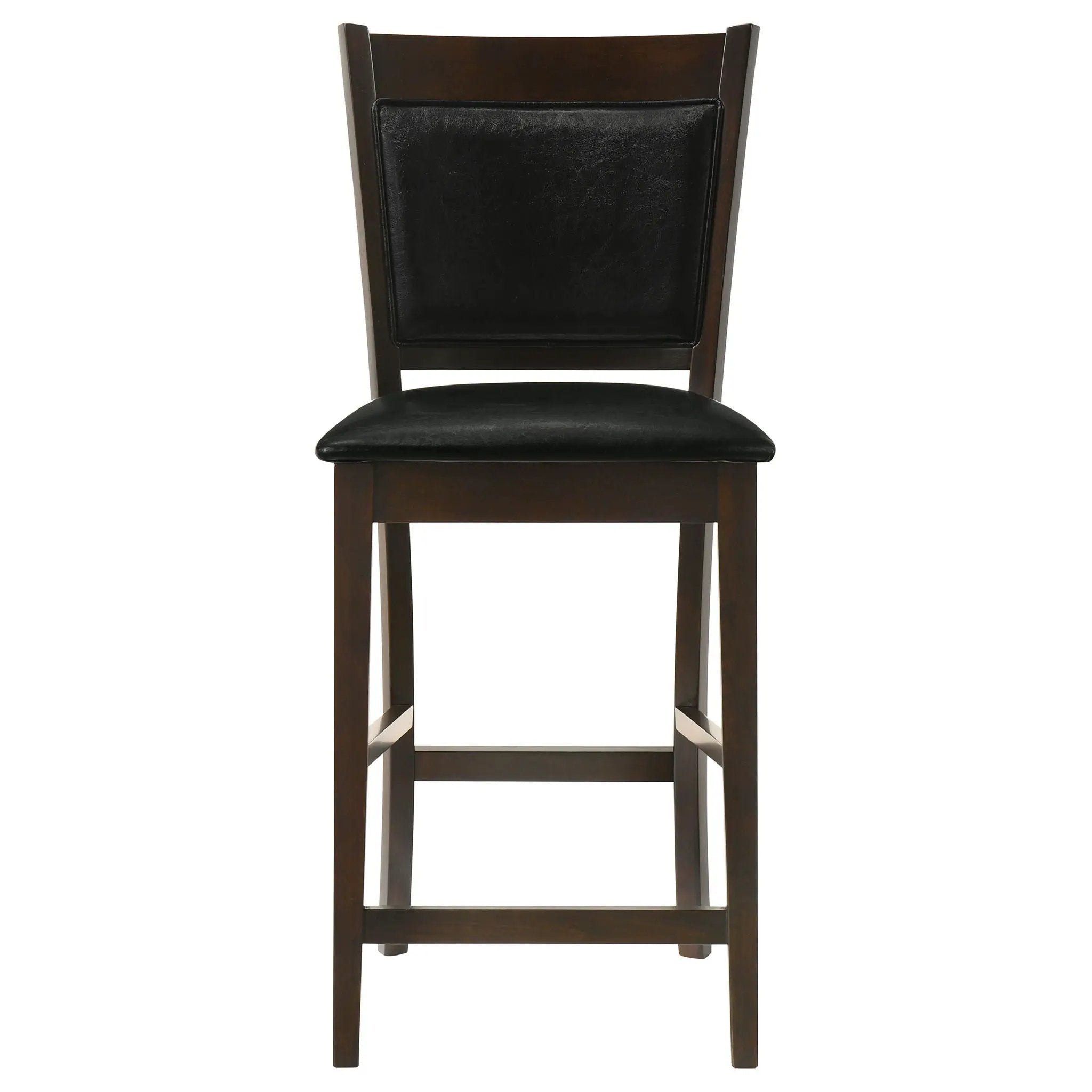 Jaden Upholstered Counter Chair Espresso (Set of 2) by Unique Piece Furniture