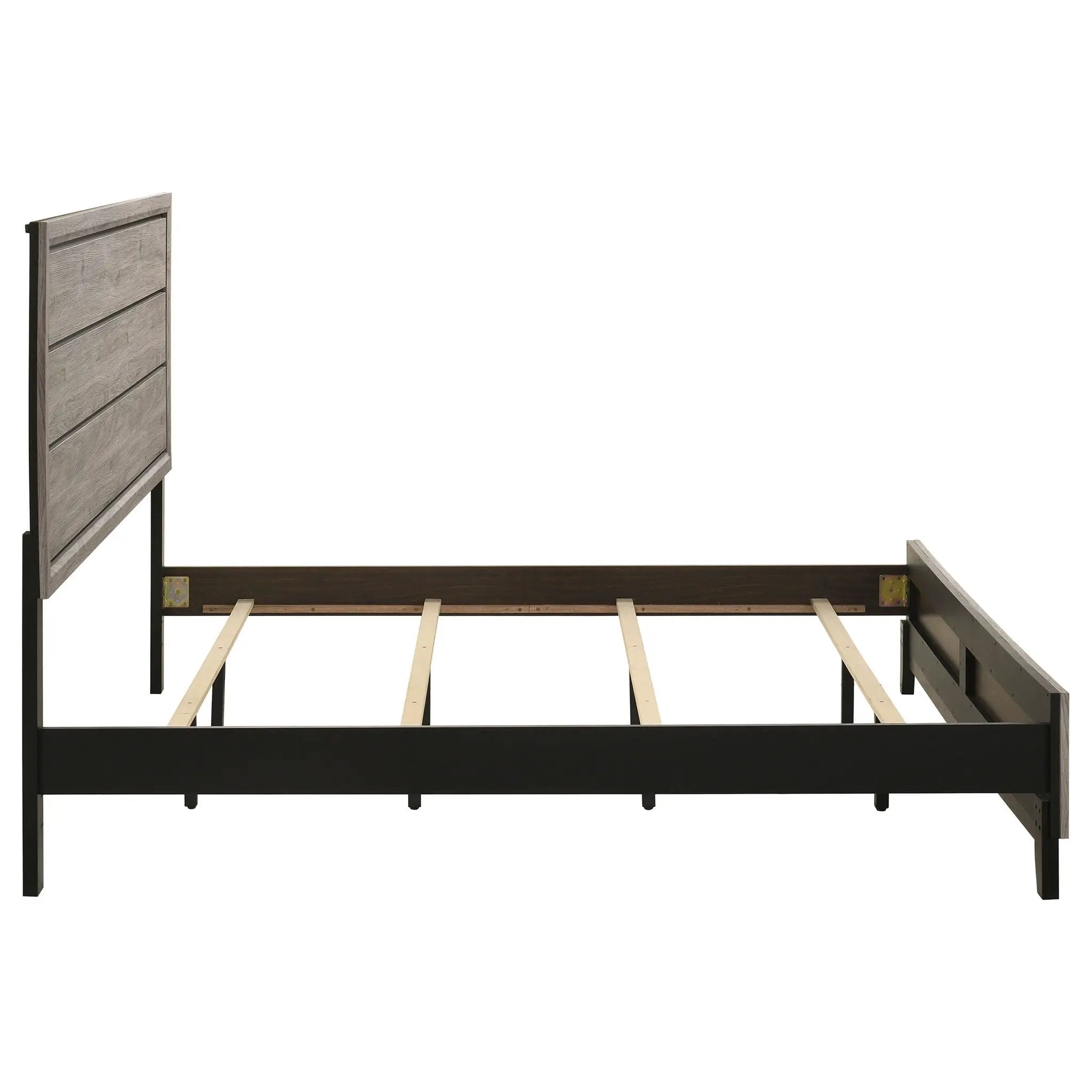 Watson Wood Eastern King Panel Bed Light Taupe by Unique Piece Furniture