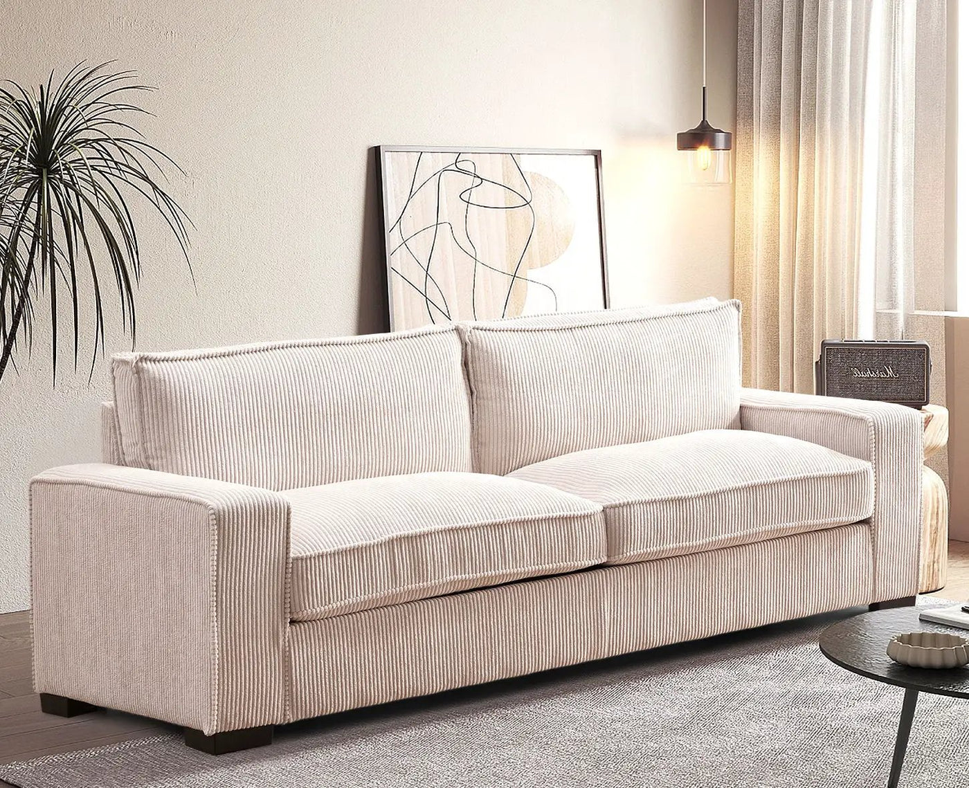 Luxe - Sofa With Sleek Design, Spacious And Comfortable 3 Seater Couch by Unique Piece Furniture