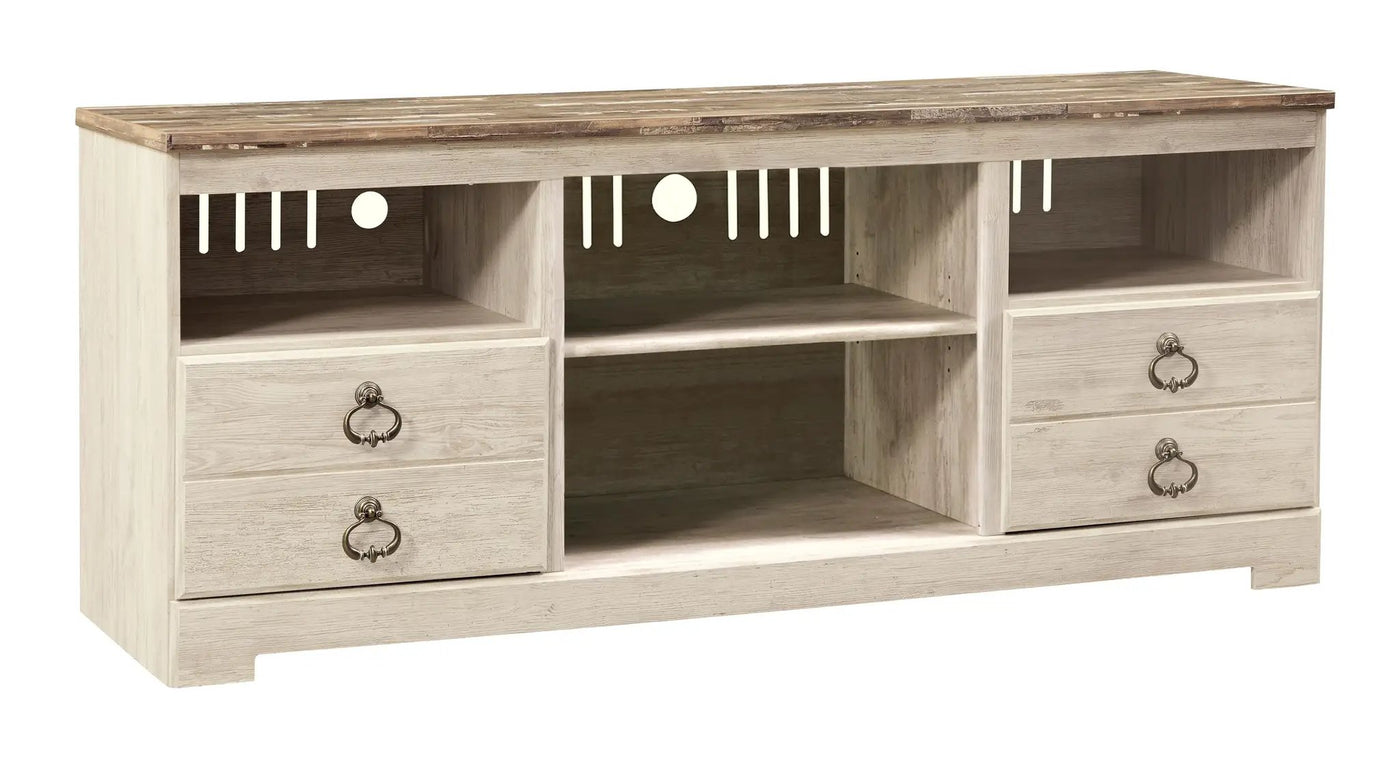 Willowton - TV Stand With Fireplace Option by Unique Piece Furniture
