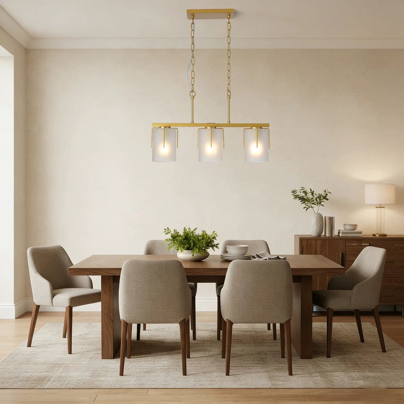 Adjustable Cylindrical Pendant Light by Unique Piece Furniture