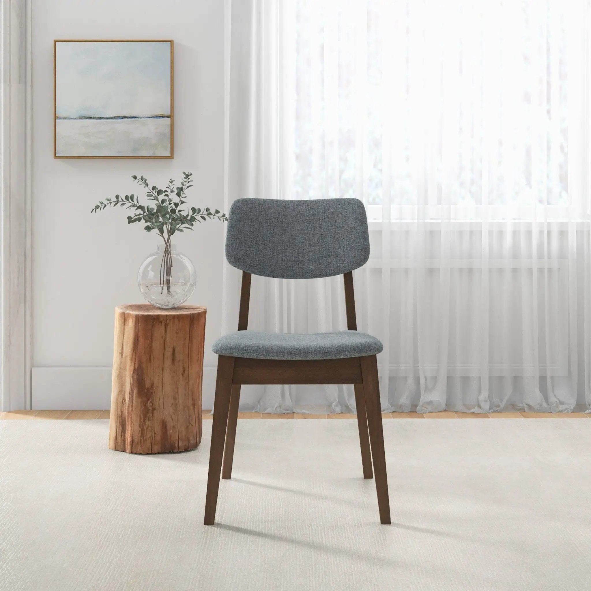 Carlos - Solid Back Side Chair (Set of 2) by HouseOfZazla