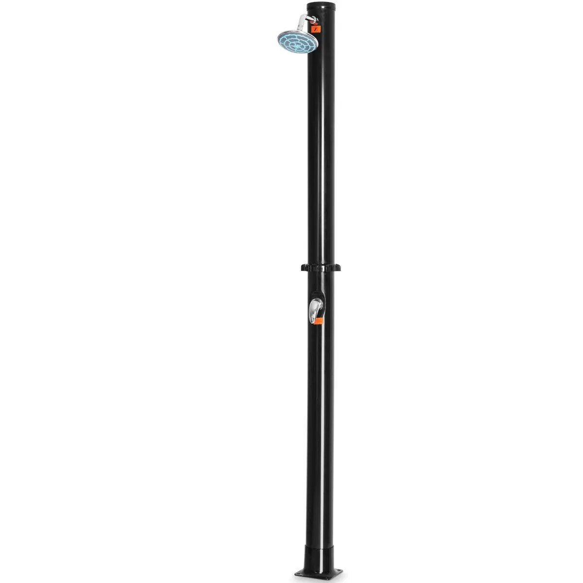 7.2 FT Solar Heated Hot/Cold Shower Spa w/ Base-5.5 Gallon by DirectDeals