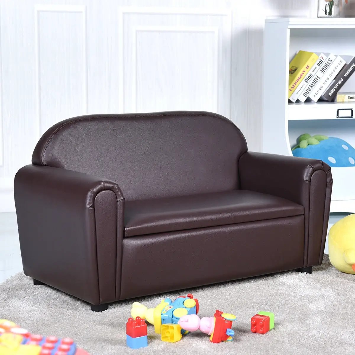 Kids Sofa Armrest Chair with Storage Function by DirectDeals