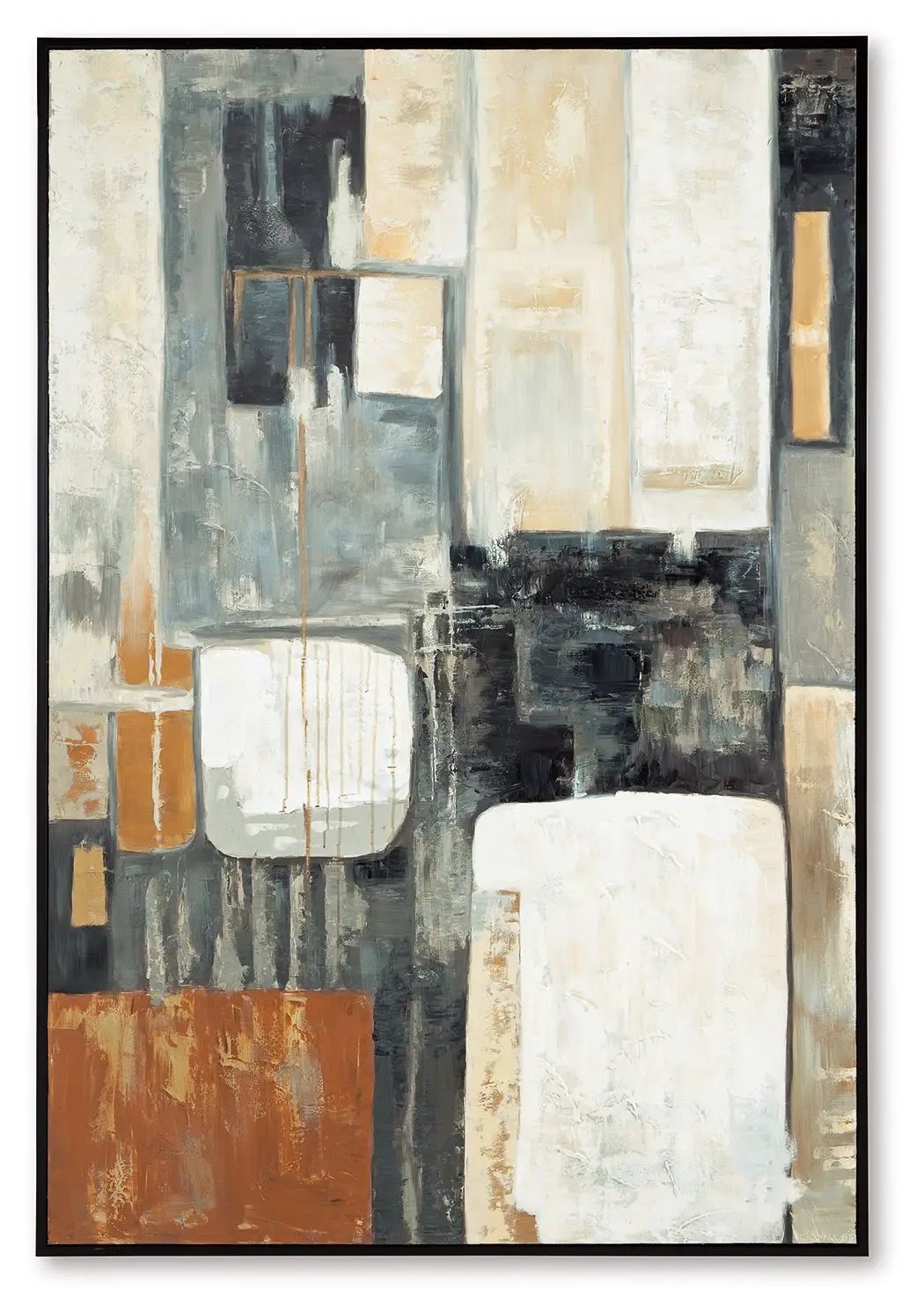Howford - Wall Art - Brown / Black / Gray by Unique Piece Furniture