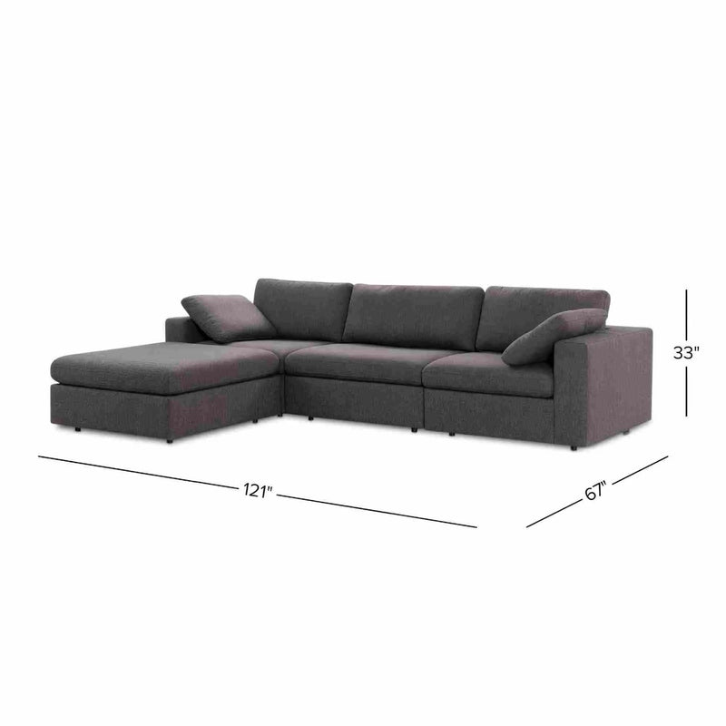 Cecilia - Modular Corner Sectional Modern Sofa by HouseOfZazla