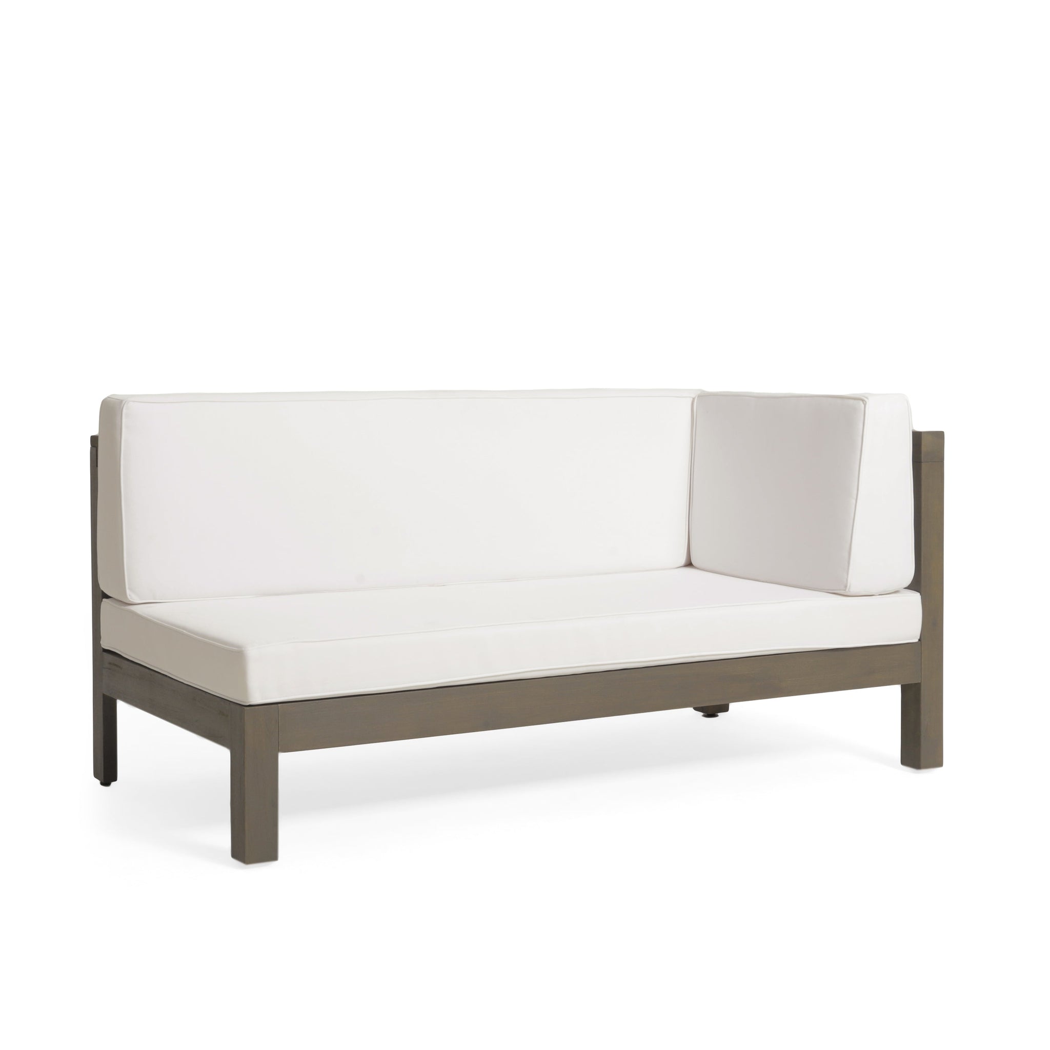 Brava X-Back 4-Piece White Outdoor Sofa Set by HouseOfZazla