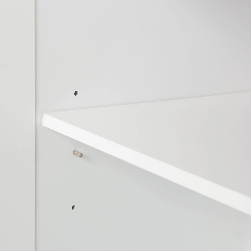 Bathroom Vanity With 2 Doors, 2 Drawers, Adjustable Shelf, Hidden Slides & Soft Close Hinges